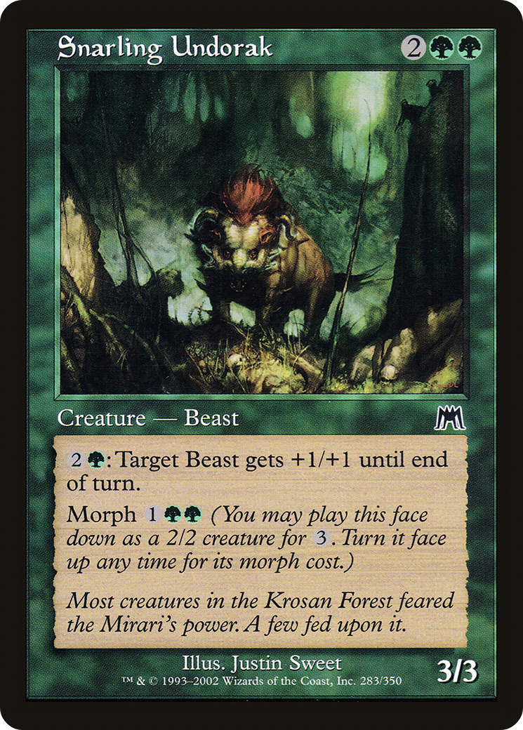 Snarling Undorak (283) Foil - Onslaught