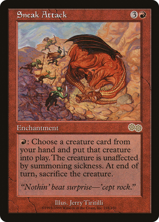 Sneak Attack (218) - Urza's Saga