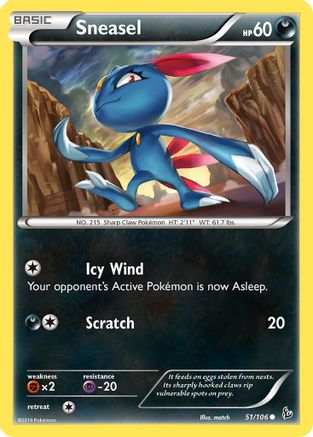 Sneasel (51) Reverse Holofoil - Flashfire