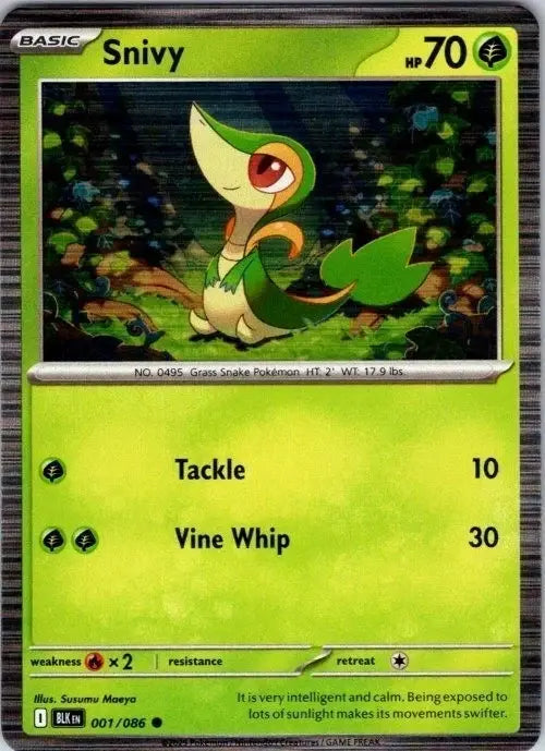 Snivy (1) Holofoil - Miscellaneous Cards & Products