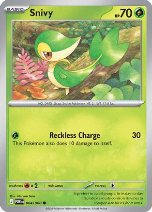 Snivy (4) Reverse Holofoil - Perfect Order