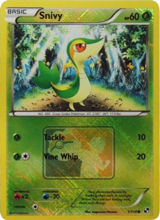 Snivy (League Promo) (1) Reverse Holofoil - League & Championship Cards