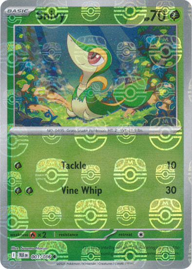 Snivy (Master Ball Pattern) (1) Reverse Holofoil - Black Bolt