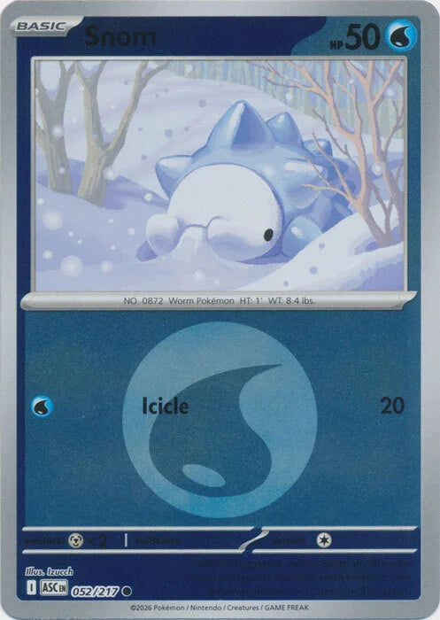 Snom (Energy Symbol Pattern) (52) Reverse Holofoil - Ascended Heroes