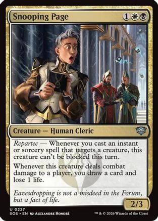 Snooping Page (227) - Secrets of Strixhaven