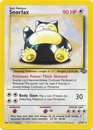 Snorlax (27) (Unlimited) - Jungle