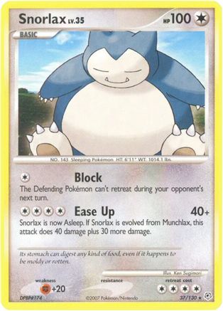 Snorlax (37) - Diamond & Pearl