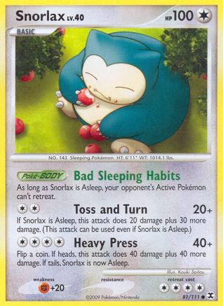 Snorlax (81) - Rising Rivals