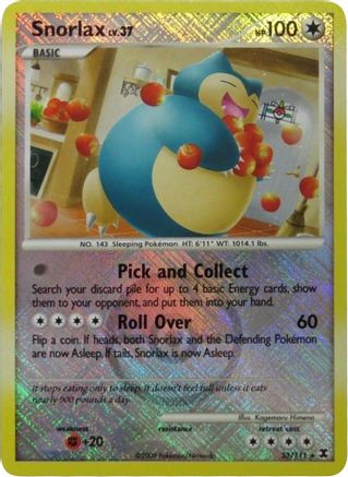 Snorlax (League Promo) (33) Reverse Holofoil - League & Championship Cards