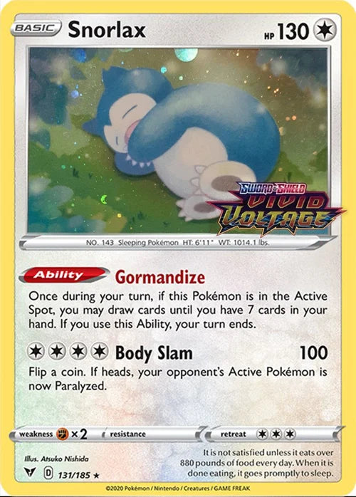 Snorlax (Stamped) (131) Holofoil - Miscellaneous Cards & Products