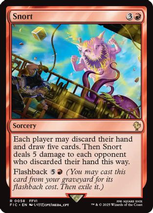 Snort (058) Surge Foil - Commander: FINAL FANTASY