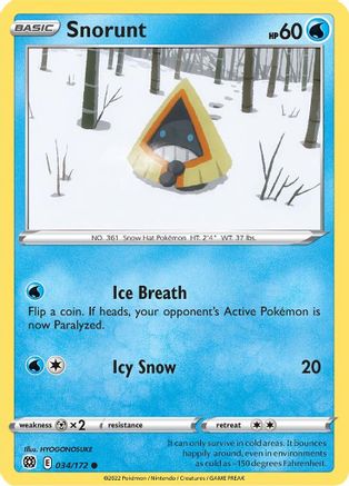 Snorunt (34) - Brilliant Stars