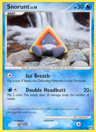 Snorunt (75) - Arceus