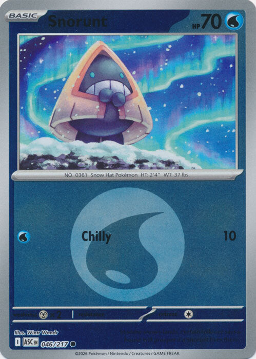 Snorunt (Energy Symbol Pattern) (46) Reverse Holofoil - Ascended Heroes