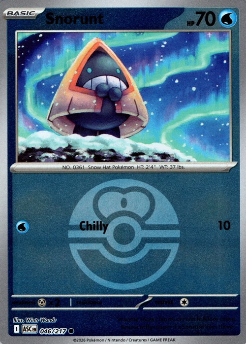Snorunt (Love Ball) (46) Reverse Holofoil - Ascended Heroes