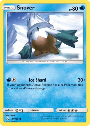 Snover (37) Reverse Holofoil - Ultra Prism