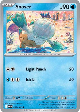 Snover (59) Reverse Holofoil - Destined Rivals