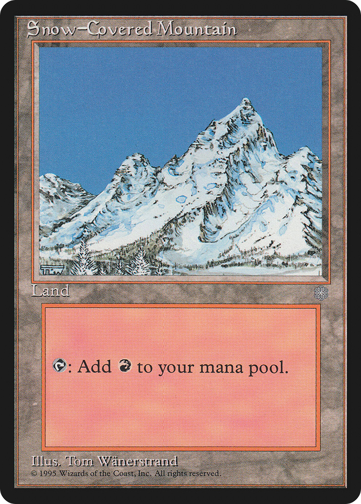 Snow-Covered Mountain - Ice Age