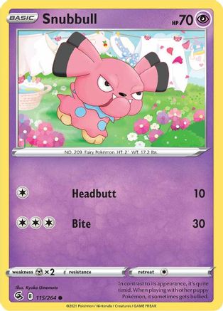 Snubbull (115) - Fusion Strike
