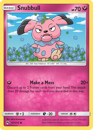 Snubbull (137) - Lost Thunder