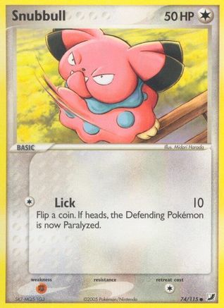 Snubbull (74) Reverse Holofoil - Unseen Forces