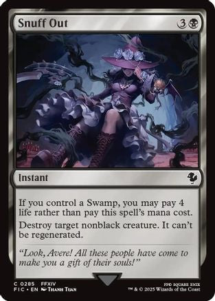 Snuff Out (285) Surge Foil - Commander: FINAL FANTASY