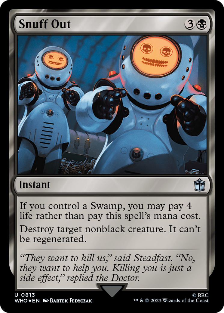 Snuff Out (813) Surge Foil - Doctor Who