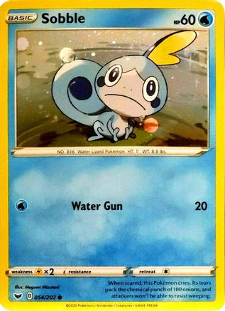 Sobble (Cosmos Holo) (54) Holofoil - Sword & Shield