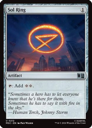 Sol Ring (212) - Commander: Marvel Super Heroes