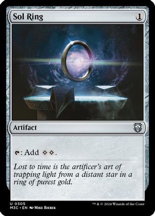 Sol Ring (305) Ripple Foil - Commander: Modern Horizons 3