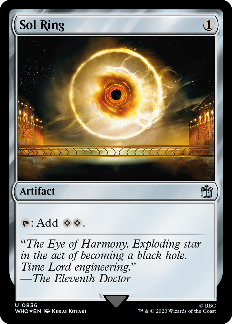 Sol Ring (836) Surge Foil - Doctor Who