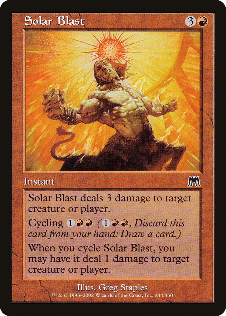 Solar Blast (234) Foil - Onslaught