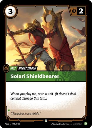Solari Shieldbearer (051) - Origins