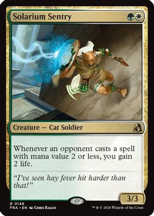 Solarium Sentry (148) Foil - Reality Fracture