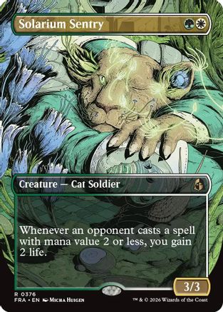 Solarium Sentry (Borderless) (376) Foil - Reality Fracture