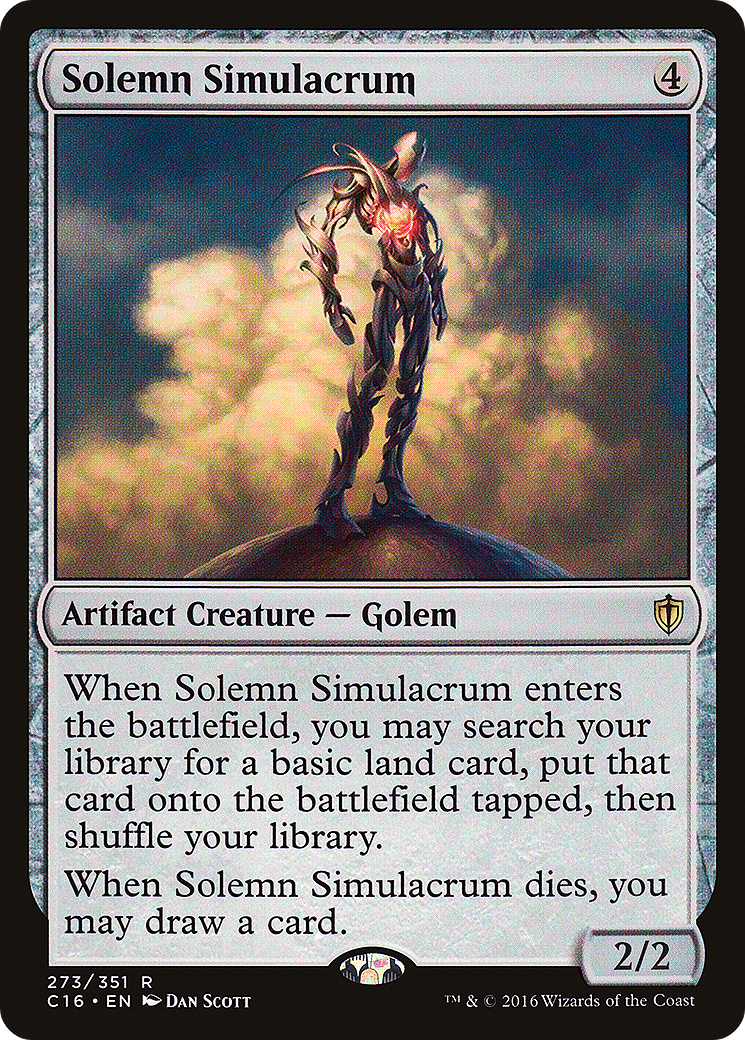 Solemn Simulacrum (273) - Commander 2016