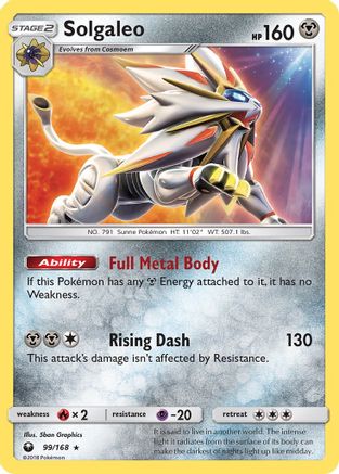 Solgaleo (99) Holofoil - Celestial Storm