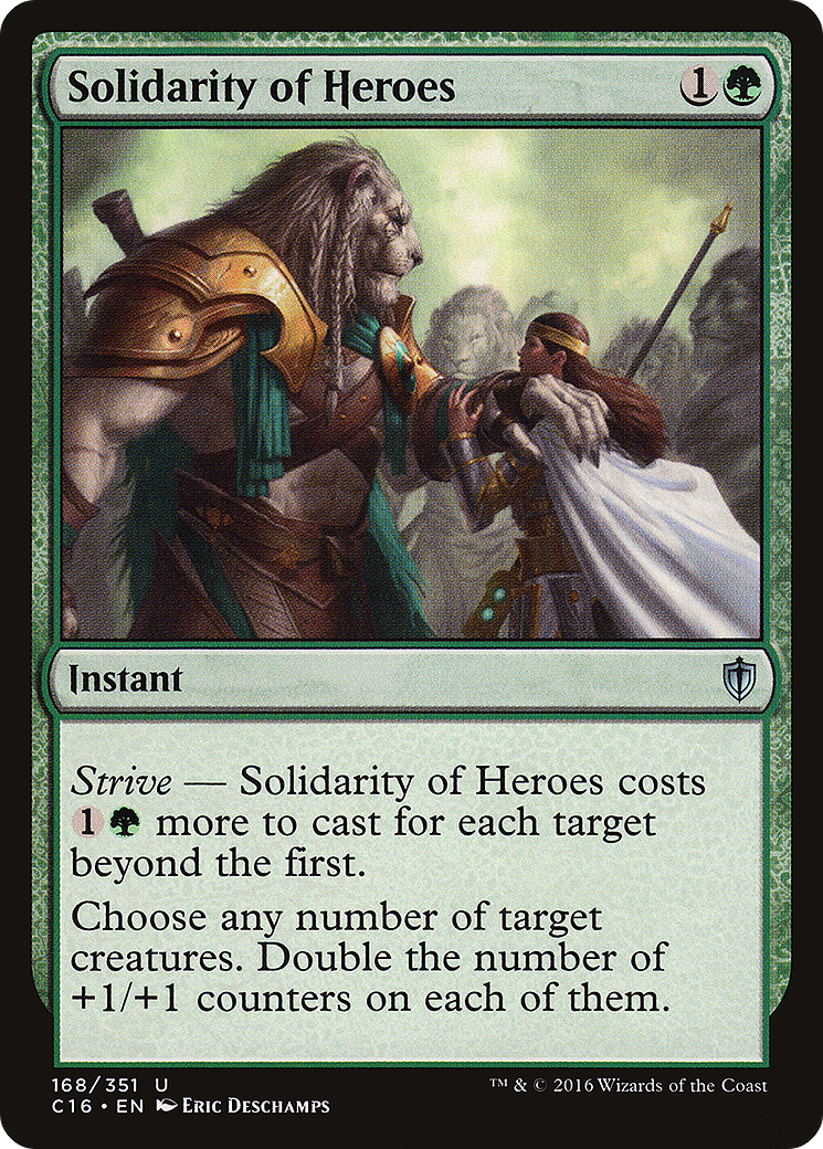 Solidarity of Heroes (168) - Commander 2016