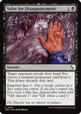 Solve for Disappointment (067) Foil - Reality Fracture