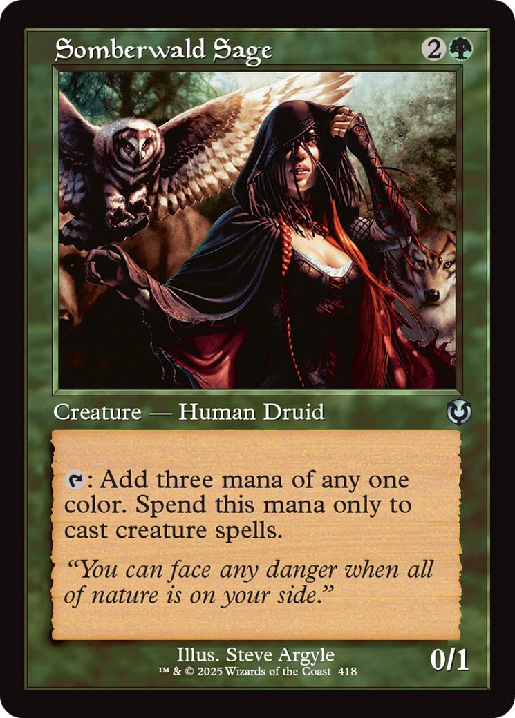 Somberwald Sage (Retro) (418) Foil - Innistrad Remastered