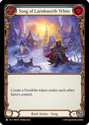 Song Of Larinkmorth White (Blue) (PEN150) Rainbow Foil - Compendium of Rathe