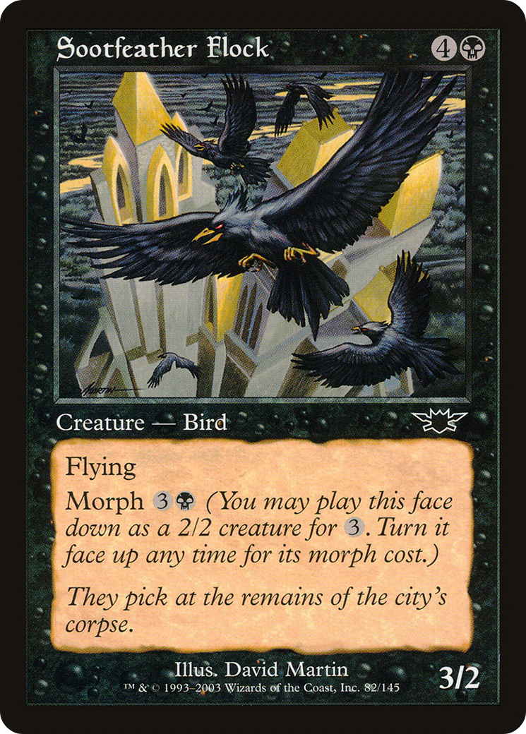 Sootfeather Flock (082) Foil - Legions