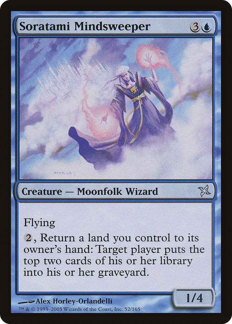 Soratami Mindsweeper (052) Foil - Betrayers of Kamigawa