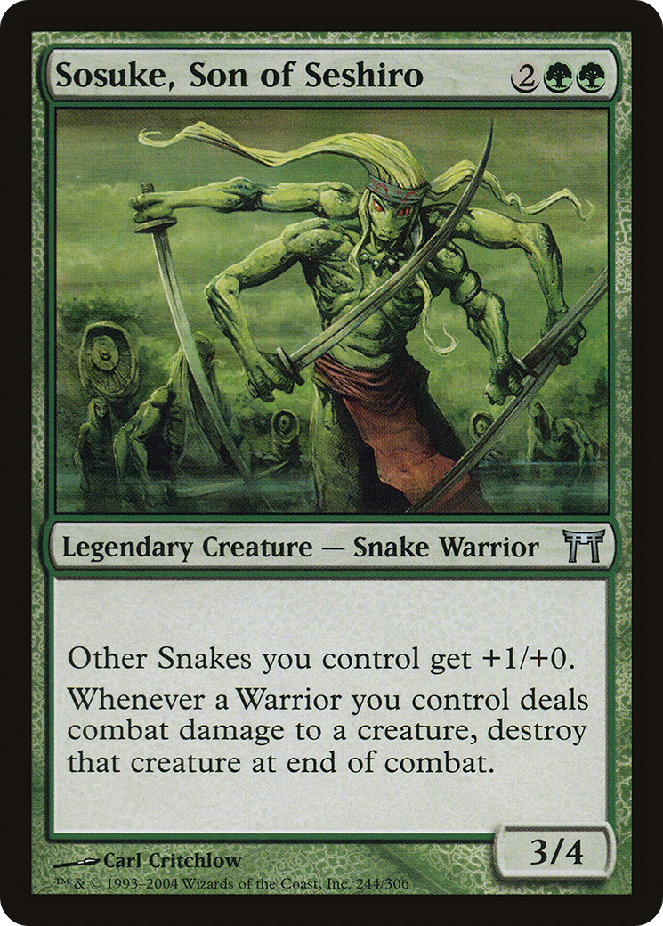 Sosuke, Son of Seshiro (244) Foil - Champions of Kamigawa