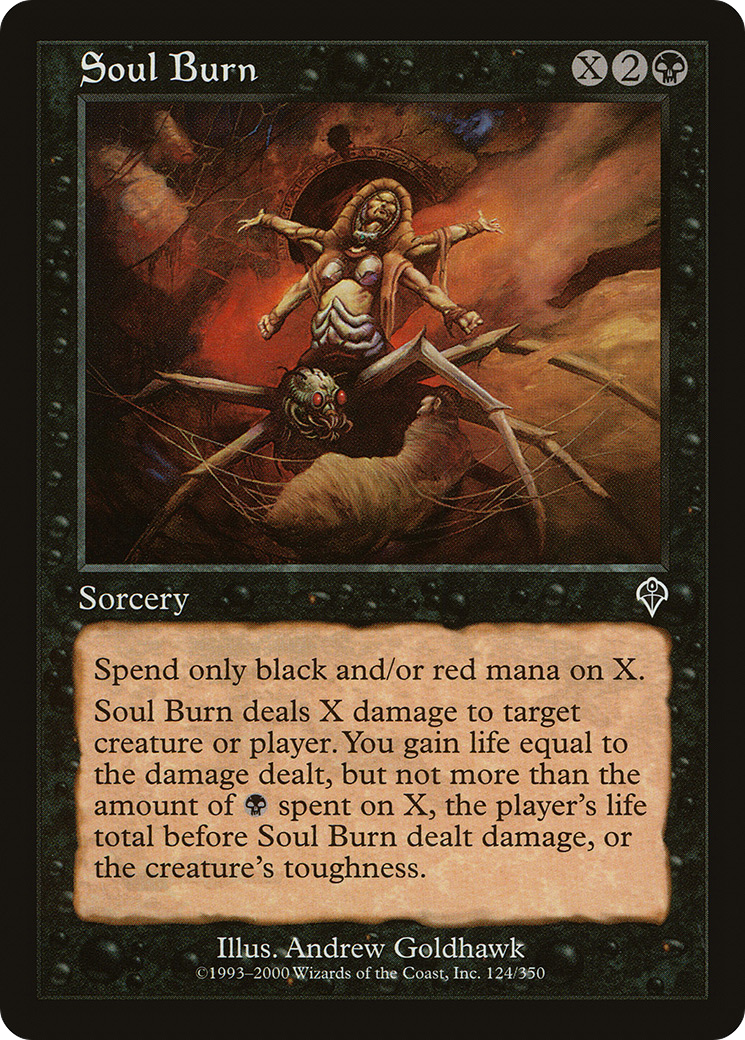 Soul Burn (124) Foil - Invasion
