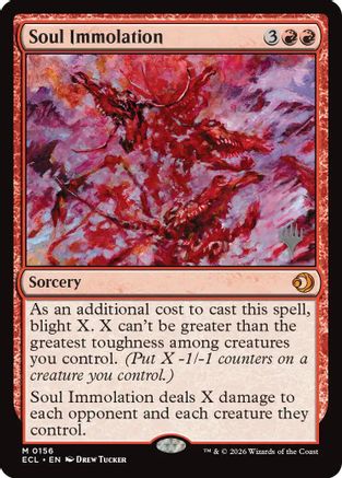 Soul Immolation (Promo Pack) (156) - Lorwyn Eclipsed