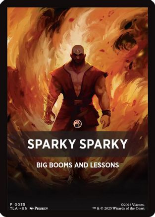 Sparky Sparky (Jumpstart Front Card) (035) - Avatar: The Last Airbender