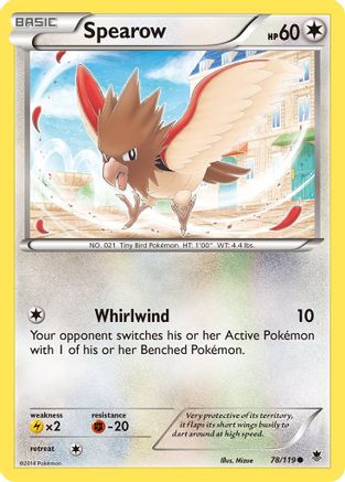 Spearow (78) Reverse Holofoil - Phantom Forces