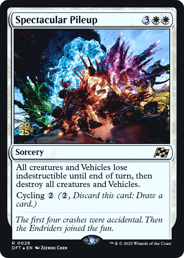 Spectacular Pileup (Prerelease) (029) Foil - Aetherdrift