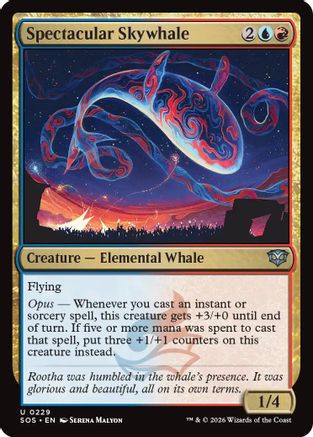 Spectacular Skywhale (229) - Secrets of Strixhaven